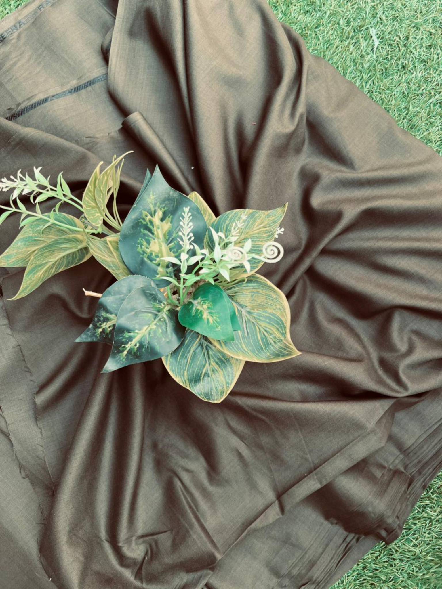 Primary Boski Unstitched Fabric in Deep Espresso Brown – Men’s Premium Suiting