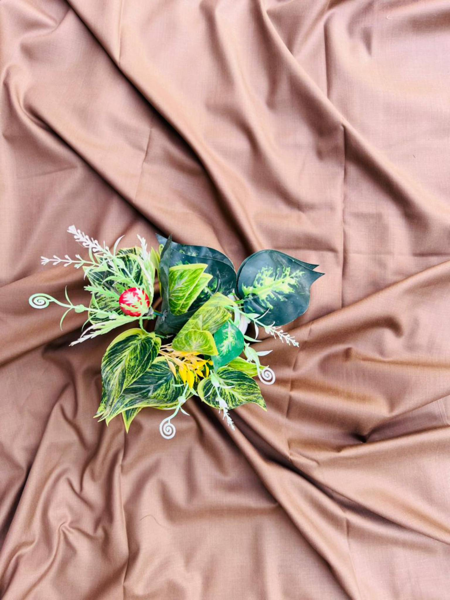 Primary Boski Unstitched Fabric in Warm Caramel Brown – Men’s Premium Quality Suiting