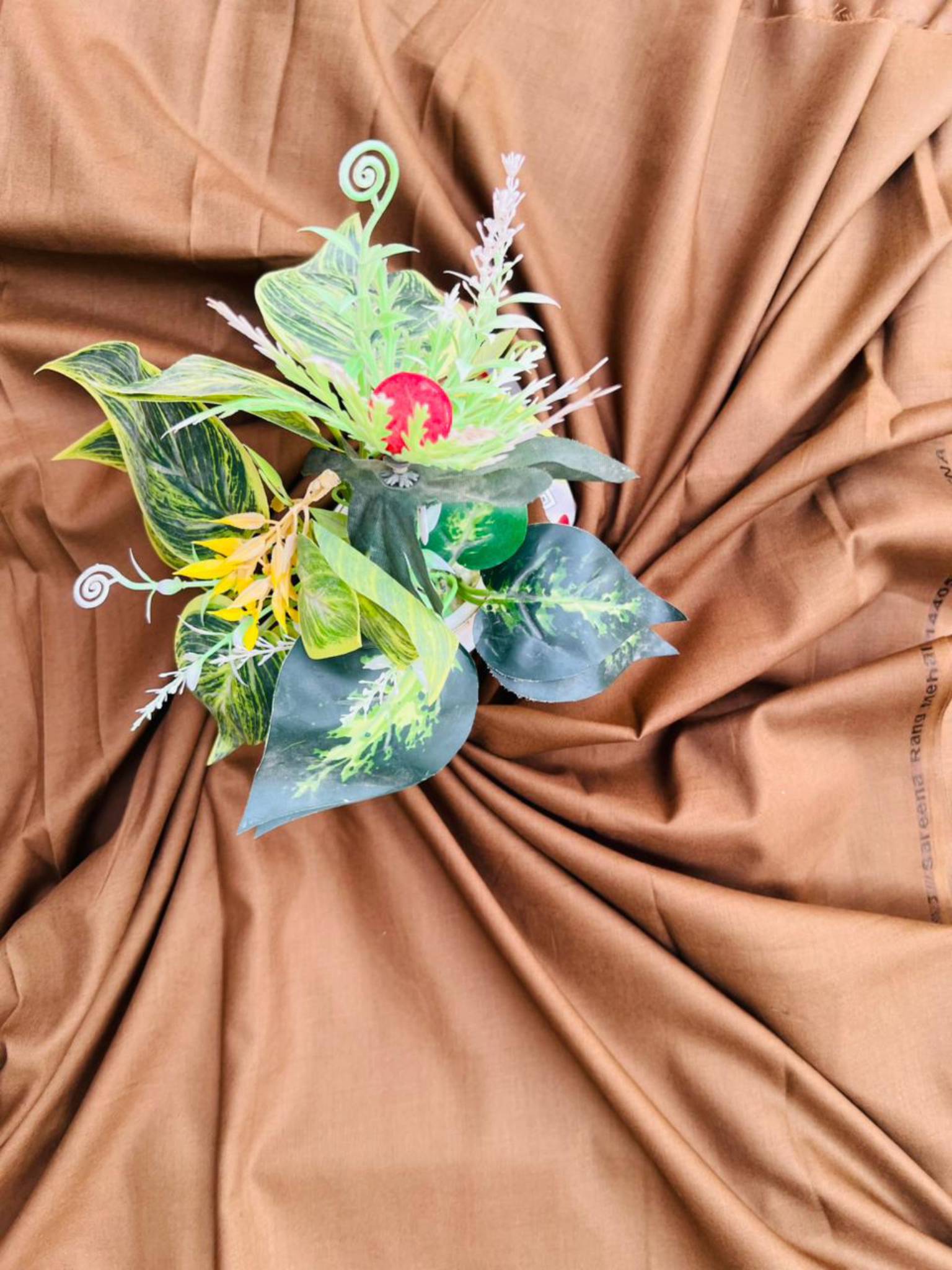 Primary Boski Unstitched Fabric in Golden Camel Brown – Men’s Classic Suiting