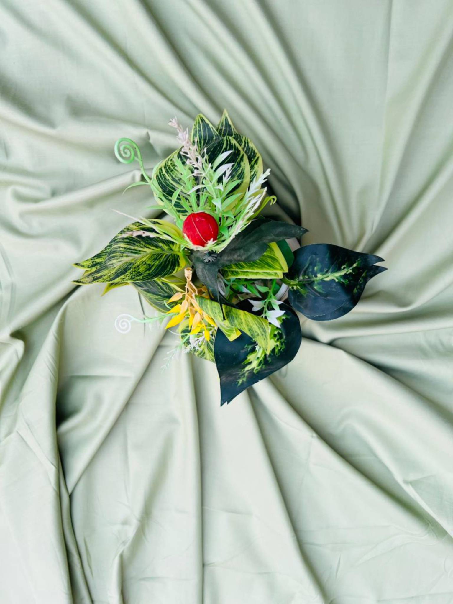 Primary Boski Unstitched Fabric in Pistachio Mint – Men’s Light & Summer Suiting