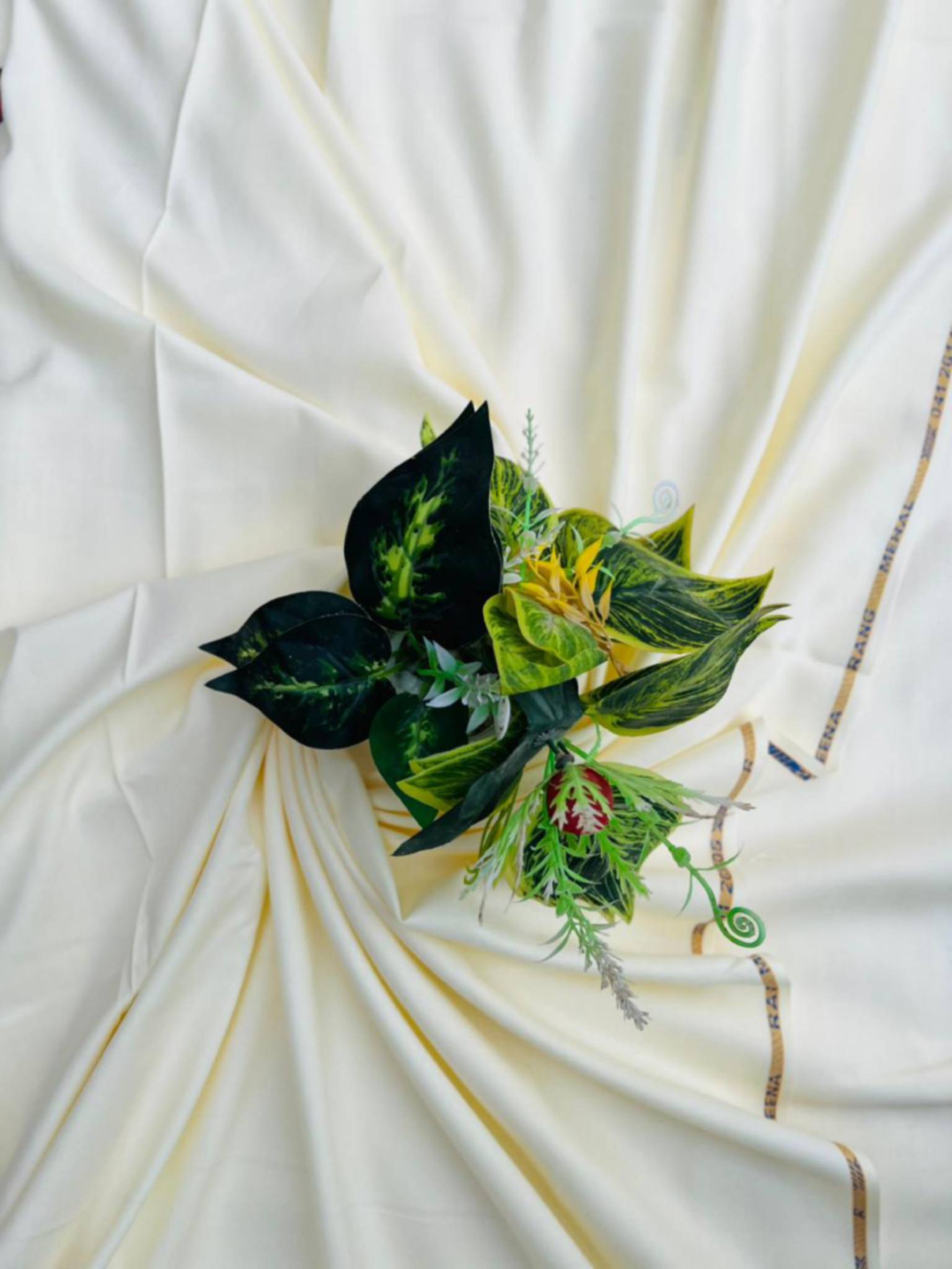 Primary Boski Unstitched Fabric in Classic Ivory – Men’s Essential Suiting